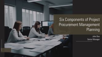 Six Components Of Project Procurement Management Planning PPT Example AT