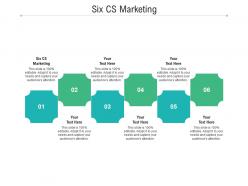 Six cs marketing ppt powerpoint presentation example cpb