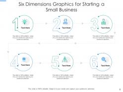 Six dimensions plan illustration data management graphics business improve signal