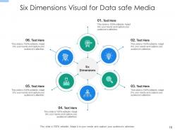 Six dimensions plan illustration data management graphics business improve signal