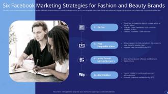 Six Facebook Marketing Strategies For Fashion And Beauty Brands