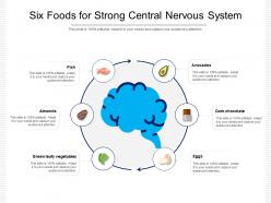 Six foods for strong central nervous