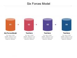 Six forces model ppt powerpoint presentation infographic template graphics pictures cpb