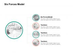 Six forces model ppt powerpoint presentation show format cpb