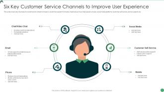 Six Key Customer Service Channels To Improve User Experience