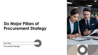 Six Major Pillars Of Procurement Strategy PPT Demonstration AT