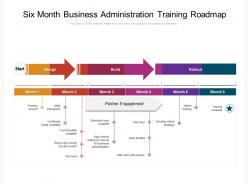 Six month business administration training roadmap