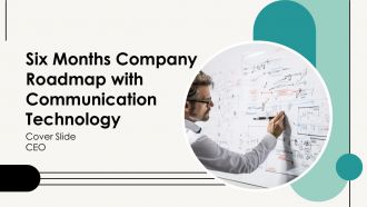Six Months Company Roadmap With Communication Technology PPT Graphics AT