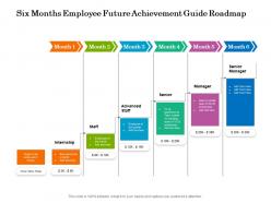 Six months employee future achievement guide roadmap
