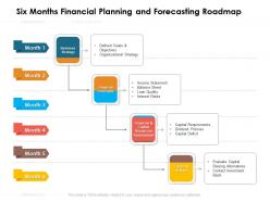 Six months financial planning and forecasting roadmap