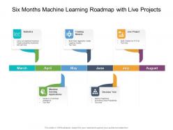 Six months machine learning roadmap with live projects