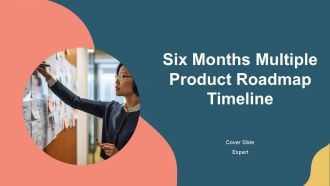 Six Months Multiple Product Roadmap Timeline PPT Structure AT
