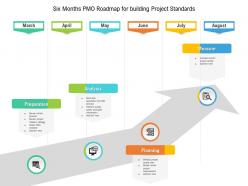 Six months pmo roadmap for building project standards