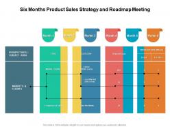 Six months product sales strategy and roadmap meeting