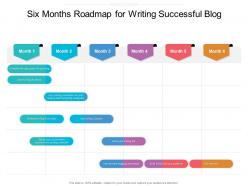 Six months roadmap for writing successful blog