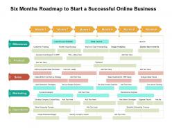 Six months roadmap to start a successful online business