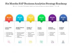 Six months sap business analytics strategy roadmap
