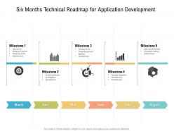 Six months technical roadmap for application development