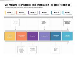 Six Months Technology Implementation Process Roadmap