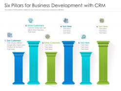Six pillars for business development with crm