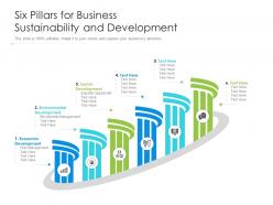 Six Pillars For Business Sustainability And Development