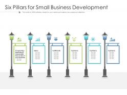 Six pillars for small business development