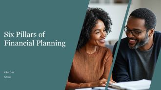 Six Pillars Of Financial Planning PPT Mockup AT