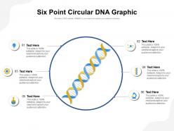 Six point circular dna graphic