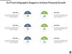 Six point infographic diagram business proprietorship self awareness service