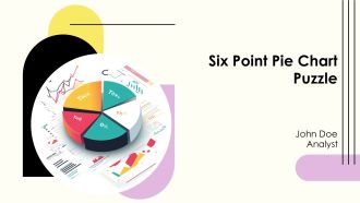 Six Point Pie Chart Puzzle PPT Structure AT