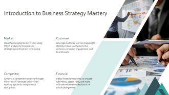 Six Points Of Business Strategy Mastery PPT Information AT Pre-designed Captivating