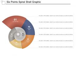 Six Points Spiral Shell Graphic