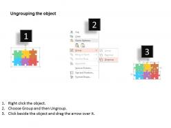 47380067 style puzzles matrix 6 piece powerpoint presentation diagram infographic slide