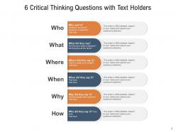 Six Questions Circular Teamwork Solution Management Circles Arrow Graphics