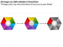 Six sided performance diagram in hexagonal shape powerpoint diagram templates graphics 712