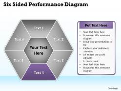 Six sided performance diagram powerpoint slides presentation diagrams templates