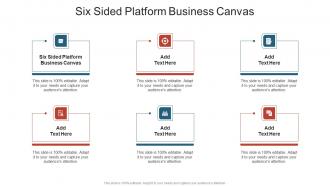 Six Sided Platform Business Canvas In Powerpoint And Google Slides Cpb
