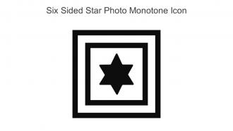 Six Sided Star Photo Monotone Icon In Powerpoint Pptx Png And Editable Eps Format
