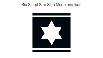 Six Sided Star Sign Monotone Icon In Powerpoint Pptx Png And Editable Eps Format