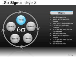Six sigma 2 powerpoint presentation slides db