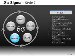 Six sigma 2 powerpoint presentation slides db