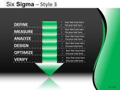 Six sigma 3 powerpoint presentation slides db