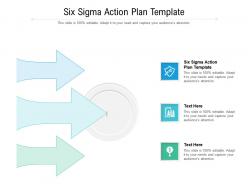 Six sigma action plan template ppt powerpoint presentation professional microsoft cpb