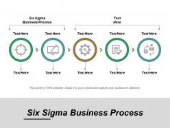 Six sigma business process ppt powerpoint presentation file gridlines cpb