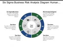 Six sigma business risk analysis diagram human resources management cpb