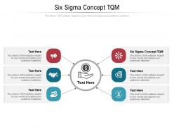 Six sigma concept tqm ppt powerpoint presentation layouts objects cpb