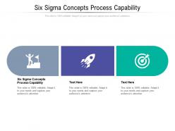 Six sigma concepts process capability ppt powerpoint presentation model example cpb