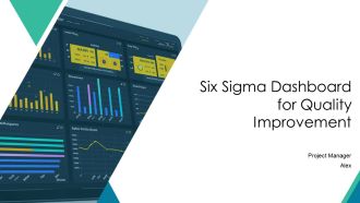 Six Sigma Dashboard For Quality Improvement PPT Information AT