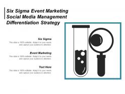 six_sigma_event_marketing_social_media_management_differentiation_strategy_cpb_Slide01