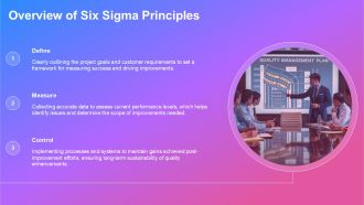 Six Sigma For Quality Improvement PPT Template AT Captivating Customizable